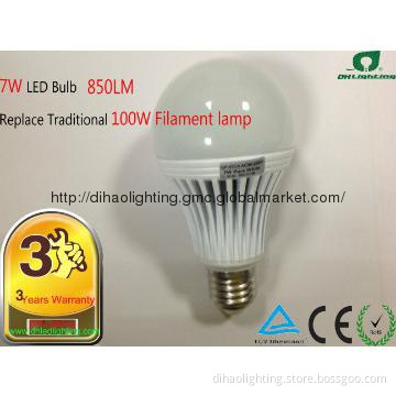 7W led bulb light high quality super brightness
